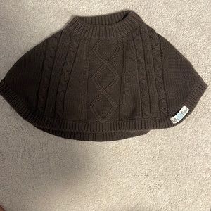 Chunky knit, toddler shawl